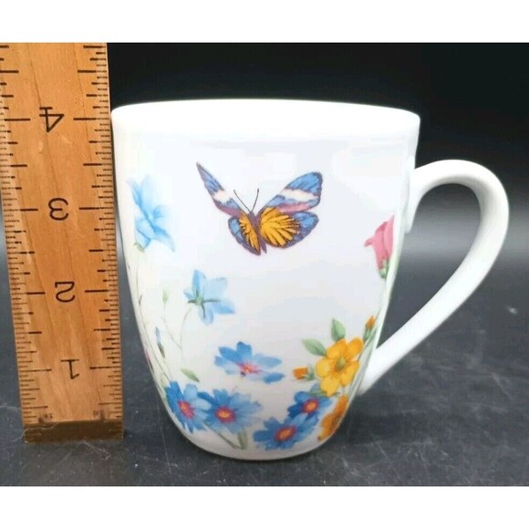 pfaltzgraff annabelle Mug Botanic Butterfly Garden Meadow - Picture 7 of 7
